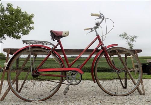 1970s Triumph Raleigh Bicycle Serial 124641 Vintage Step Through B The Old Grainery