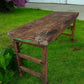 Rustic Folding Table, Vintage Dining Room Table, Kitchen Island, Sofa Table, B79