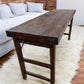 Rustic Folding Table, Vintage Dining Room Table, Kitchen Island, Sofa Table, B85