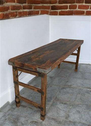 Rustic Folding Table, Vintage Dining Room Table, Kitchen Island, Sofa Table, B69