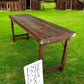 Rustic Folding Table, Vintage Dining Room Table, Kitchen Island, Sofa Table, B98