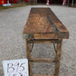 Rustic Folding Table, Vintage Dining Room Table, Kitchen Island, Sofa Table, B95