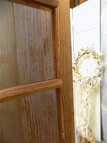 Vintage Wood Storage Cabinet Bookcase with Glass Doors, Storage, Rustic Cupboard