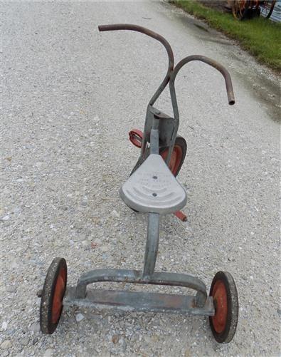 Angelus Trike, Metal Tricycle Trike Bike, Vintage Scooter, Childs Pedal Toy,