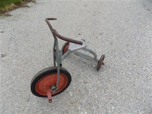 Angelus Trike, Metal Tricycle Trike Bike, Vintage Scooter, Childs Pedal Toy,