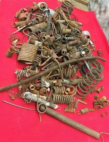 Lot Compression Tension Springs, Spiral Coil Steampunk, Art Craft Supplies g