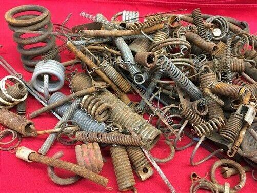 Lot Compression Tension Springs, Spiral Coil Steampunk, Art Craft Supplies g