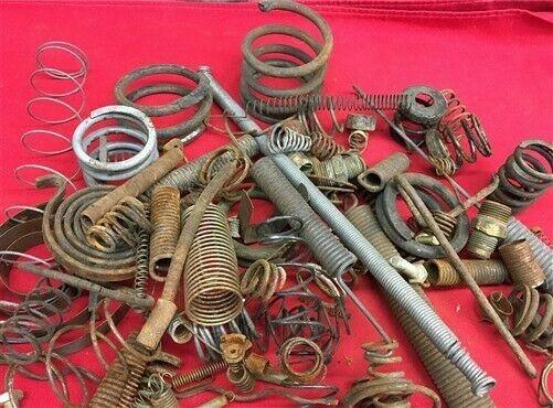 Lot Compression Tension Springs, Spiral Coil Steampunk, Art Craft Supplies h,