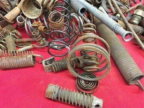 Lot Compression Tension Springs, Spiral Coil Steampunk, Art Craft Supplies h,