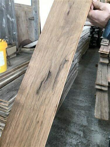 Solid Wood White Oak Flooring, Hardwood Floor Reclaimed Tongue Groove Kiln Dry z