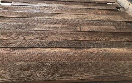 1 By Reclaimed Oak Barn Wood Boards, Solid Oak Lumber Planks Unfinished Panels z