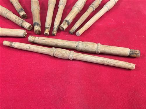 11 Wood Spindles, Architectural Salvage Fretwork Furniture House Trim Vintage t,