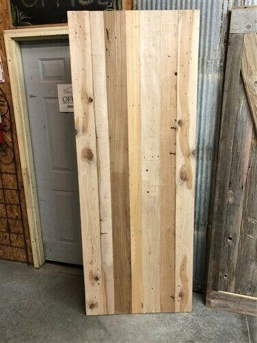 Reclaimed Sliding Barn Wood Door, Amish Handcrafted Door, Rustic Farmhouse Door,