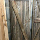 Reclaimed Sliding Barn Wood Door, Amish Handcrafted Red Pine, Farmhouse Door,