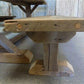 10' Amish Pine Harvest T-Leg Table, Custom Made To Order, Rustic Farmhouse Table