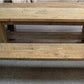 7' Amish Pine Harvest 4 Leg Table, Custom Made to Order, Rustic Farmhouse Table,