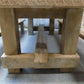 7' Amish Pine Harvest 4 Leg Table, Custom Made to Order, Rustic Farmhouse Table,