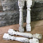 4 Balusters White Wood Architectural Salvage Spindles Porch Post House Trim A9