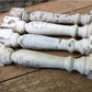 4 Balusters White Wood Architectural Salvage Spindles Porch Post House Trim A9