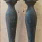 4 Balusters Green Wood Architectural Salvage Spindles Porch Post House Trim S,