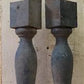 4 Balusters Green Wood Architectural Salvage Spindles Porch Post House Trim U,