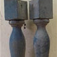 4 Balusters Green Wood Architectural Salvage Spindles Porch Post House Trim W,