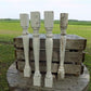 4 Balusters White Wood Architectural Salvage Spindles Porch Post House Trim A21,