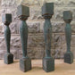 4 Balusters Green Wood Architectural Salvage Spindles Porch Post House Trim A9,