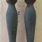 4 Balusters Green Wood Architectural Salvage Spindles Porch Post House Trim A9,