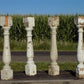 4 Balusters White Vintage Wood, Architectural Salvage, Porch Post House Trim A28