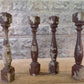 4 Balusters Cocoa Brown Wood Architectural Salvage Spindles Porch House Trim L,