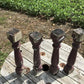 4 Balusters Painted Wood Architectural Salvage Spindles Porch House Trim P,