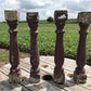 4 Balusters Painted Wood Architectural Salvage Spindles Porch House Trim P,