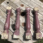 4 Balusters Painted Wood Architectural Salvage Spindles Porch House Trim P,