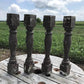 4 Balusters Painted Wood Architectural Salvage Spindles Porch House Trim Q,