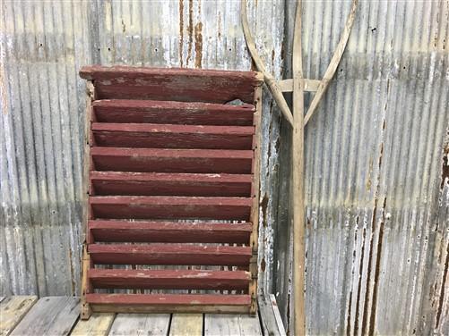 Wood Barn Louver, Architectural Salvage Shutter, Rustic Decor, Old Barn Vent D,