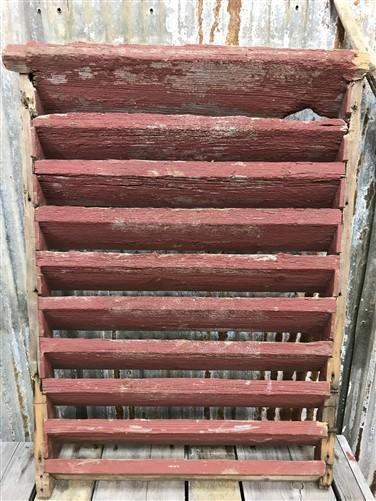 Wood Barn Louver, Architectural Salvage Shutter, Rustic Decor, Old Barn Vent D,