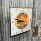 Shell Motor Oil Clock, Gas Station Lighted Pam Clock, Vintage Advertising Sign,