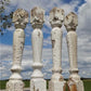 4 Balusters Painted Wood Architectural Salvage Spindles Porch House Trim A10,