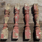 4 Balusters Painted Wood Architectural Salvage Spindles Porch House Trim A16,