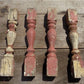 4 Balusters Painted Wood Architectural Salvage Spindles Porch House Trim A16,