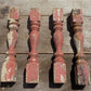 4 Balusters Painted Wood Architectural Salvage Spindles Porch House Trim A16,