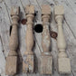 4 Balusters Painted Wood Architectural Salvage Spindles Porch House Trim A18,