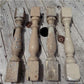 4 Balusters Painted Wood Architectural Salvage Spindles Porch House Trim A18,