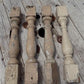 4 Balusters Painted Wood Architectural Salvage Spindles Porch House Trim A18,