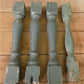 4 Balusters Painted Wood Architectural Salvage Spindles Porch House Trim A25,