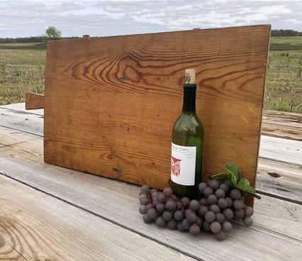 XL Vintage French Bread Board, Rectangle Bread Board, Wood Cutting Board A9