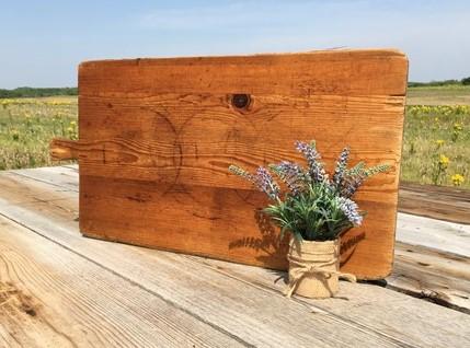 XL Vintage French Bread Board, Rectangle Bread Board, Wood Cutting Board A15