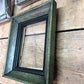 12 Green Wood 4.5x3.5 Picture Photo Frames with Glass, Art Craft Supplies B