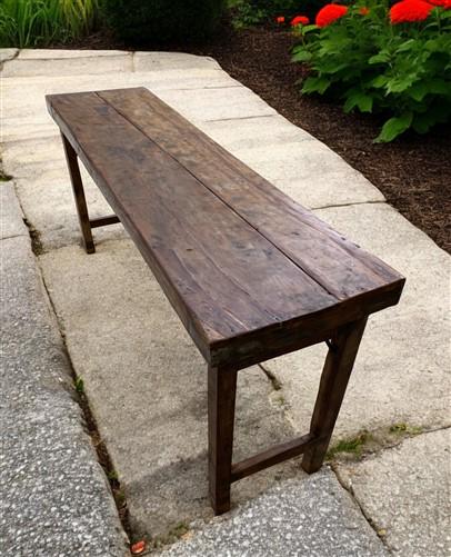 Rustic Folding Table, Vintage Dining Room Table, Kitchen Island, Sofa Table, B82